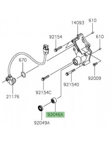 Roulement à aiguilles carter de transmission Kawasaki Z650 (2017-2019)