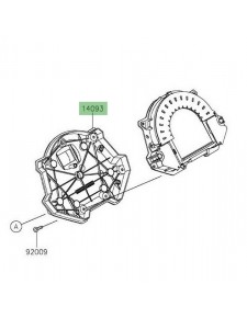 Dessous de compteur Kawasaki Z650 (2017-2019) | Réf. 140930526