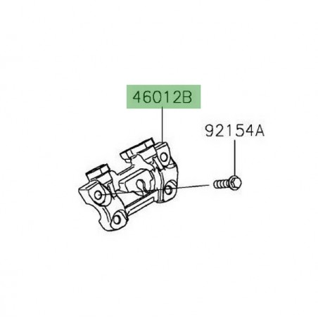 Support compteur Kawasaki Z650 (2017-2019) | Réf. 46012037418R