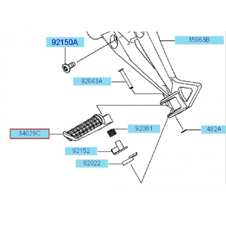 REPOSE PIED AR G ZR75