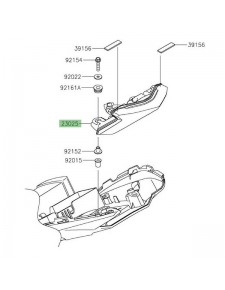 Feu arrière à Leds Kawasaki 230250361