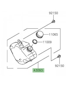 Vase d'expansion Kawasaki 430930003