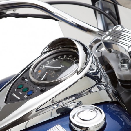 Visière de compteur chromée Kawasaki VN900 (2006-2016) | Réf. K53020373
