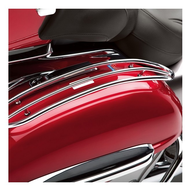 Barres supérieures chromées pour sacoches latérales Kawasaki VN1700 (2009-2014) | Réf. K53020185