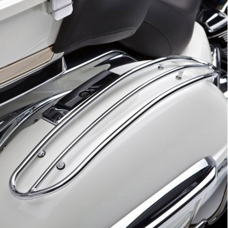 Barres supérieures chromées pour sacoches latérales Kawasaki VN1700 (2009-2014) | Réf. K53020185