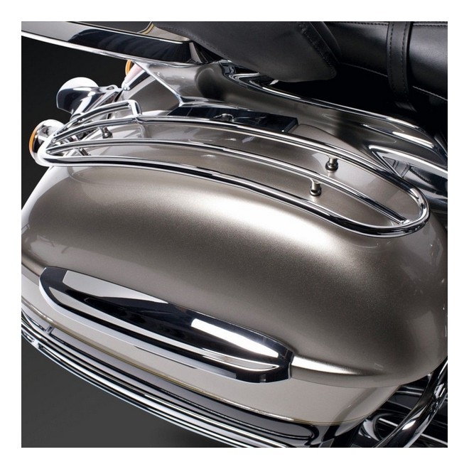 Barres supérieures chromées pour sacoches latérales Kawasaki VN1700 (2009-2014) | Réf. K53020185