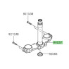 Té de fourche inférieur Kawasaki 44037016718R | Moto Shop 35