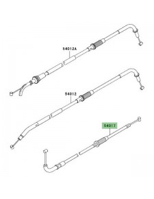 Câble de starter Kawasaki Z1000 (2004-2006)