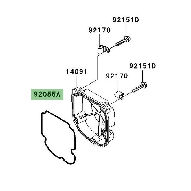 Joint carter d'allumage Kawasaki Z1000 (2003-2009) | Réf. 920551570