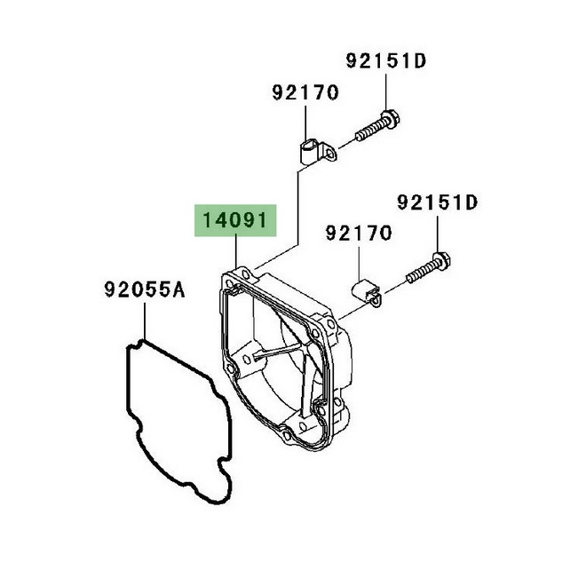 Carter d'allumage Kawasaki Z1000 (2003-2006) | Réf. 140910083