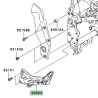 Platine repose-pieds Kawasaki Z1000 (2003-2006)