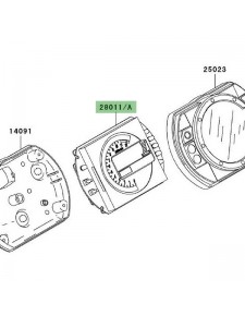 Compteur seul Kawasaki Z1000 (2003-2006)