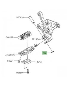 Circlip Type-E 10mm Kawasaki 482EA0100 | Moto Shop 35