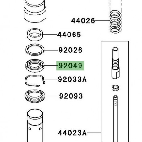 Joint spi de fourche Kawasaki Z1000 (2003-2006) | Réf. 920491363