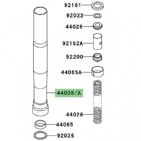 Fourreau de fourche Kawasaki Z1000 (2003-2006) | Réf. 440081059
