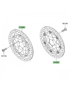 Disque de frein avant Kawasaki Z1000 (2003-2006)