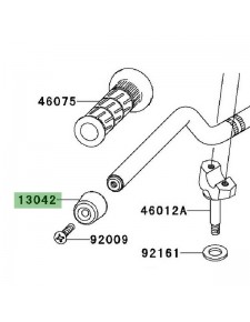 Embout de guidon Kawasaki Z1000 (2003-2009)