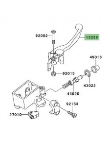 Levier de frein avant Kawasaki Z1000 (2003-2006) | Réf. 132361337