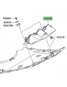 Feu arrière Kawasaki Z1000 (2003-2006) | Réf. 230251331