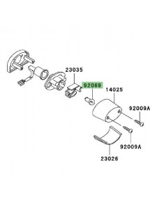 Ampoule éclairage de plaque Kawasaki Z1000 (2003-2009)