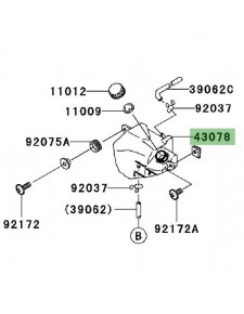 Vase d'expansion Kawasaki Z1000 (2003-2006) | Réf. 430781187