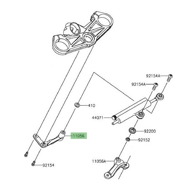 Kit amortisseur de direction Öhlins Kawasaki 999940350