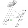 Patte fixation té supérieur amortisseur Öhlins Kawasaki ZX-6R 636 (2013-2015)