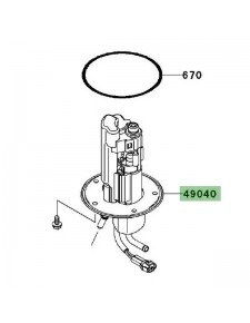 Pompe à essence d'origine Kawasaki Z1000 (2003-2006) | Réf. 490400009