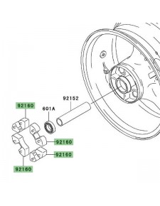 Amortisseur de couple Kawasaki Z1000 (2003-2009) | Réf. 921601485