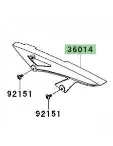 Protection de chaîne Kawasaki 360140029