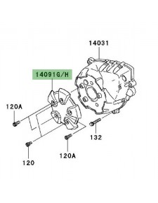 Couvre carter d'alternateur Kawasaki Z1000 (2007-2009) | Moto Shop 35