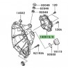 Couvre carter d'embrayage Kawasaki Z1000 (2007-2009) | Moto Shop 35