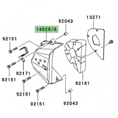 Carter de pignon de sortie de boîte Kawasaki Z1000 (2007-2009) | Moto Shop 35