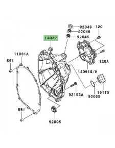 Carter d'embrayage Kawasaki Z1000 (2007-2009)