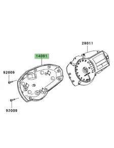 Dessous de compteur Kawasaki Z1000 (2007-2009) | Réf. 140910711