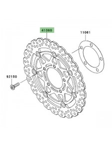 Disque de frein avant Kawasaki Z1000 (2007-2009)