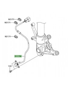 Câble ABS avant Kawasaki Z1000 (2007-2009) | Réf. 211760083