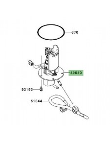 Pompe à essence Kawasaki Z1000 (2007-2009)