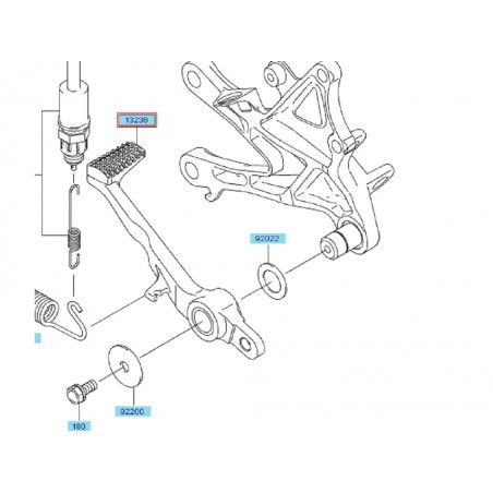 LEVER-COMP BRAKE PEDAL