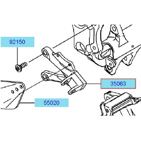 PLATINE  FR GAUCHE F.S.NO