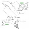 Flanc garde-boue avant Kawasaki Z1000 (2010-2013)