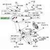 Écope de radiateur partie centrale Kawasaki Z1000 (2010-2013)