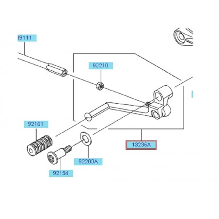 LEVER-COMP CHANGE PEDAL