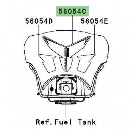 Protection de réservoir Kawasaki Z1000 Black Edition (2012) | Moto Shop 35