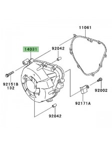 Joint de collecteur d'échappement Kawasaki 110611373 | Moto Shop 35