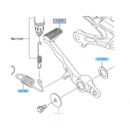 LEVER-COMP BRAKE PED