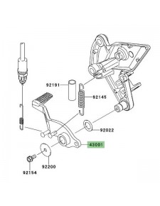 Pédale de frein Kawasaki Z1000 (2010-2013) | Réf. 430010712
