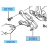 PLATINE REPOSE PIED AV. G. ZX10R 350630226