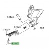 Téton de repose-pieds Kawasaki Z1000 (2010 et +)