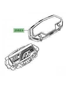 Dessus de compteur Kawasaki Z1000 (2010-2013)